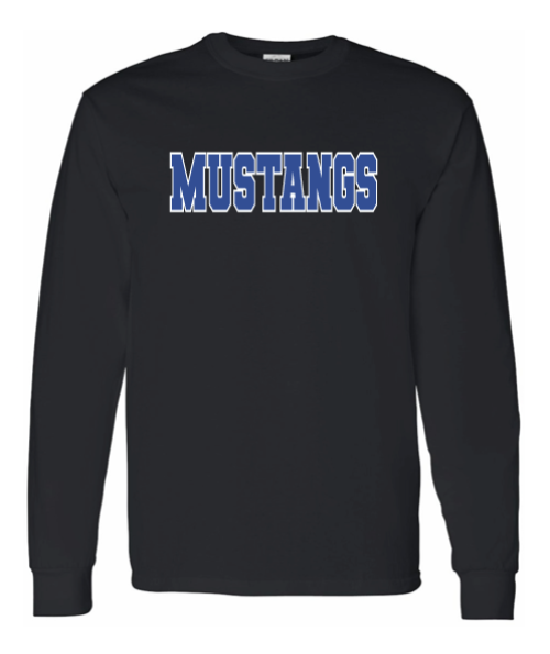 Mustang Long-Sleeve Shirt (Black)
